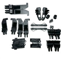 For Fiat 500C 500 Convertible Kit UK 24 Pcs Upgraded Soft Top Roof Repair Slider Clip Hood Parts Black 9099898 car accessories