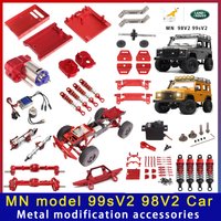 MN 99sV2 98V2 1/12 remote control car NEW 2024 climbing car metal chassis upgrade and modification accessories