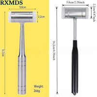 1PCS Dental Bone Hammer Double-headed Autoclavable Frontal Sinus Lifting Hammer Stainless Steel Handle Dental Instruments