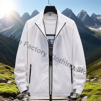 Men's UPF 50+ UV Protection Windbreaker Quick Dry Jacket Outdoor Sun-Protective Thin Hiking Fishing Cycling Hooded Sport Light