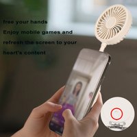 Use magnetic suction fans to attach mobile phone hoses and adjust the direction of air flow freely, freeing hands
