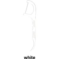 195-100Pcs Small-Pack Ultra-Fine Dental Floss Picks (High-Molecular, Bow-Shaped, Durable