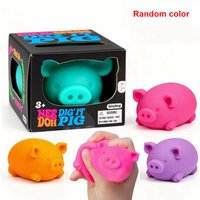 2026 New Little Pig Blind Box Series Desktop Ornament Stress Relief Toys Suitable For People Under Pressure Fun Soft Stress Ball