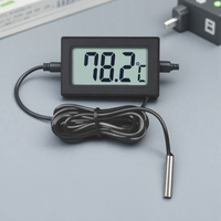 Digital Refrigerator Thermometer Electronic Temperature Meter with Probe for Fridge Freezer Water Monitoring
