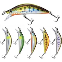 50mm 4.5g Micro Minnow Fishing Lures Wobbler Long Casting Artificial Hard Bait Jerkbait Small Stream Bait Fishing Accessories