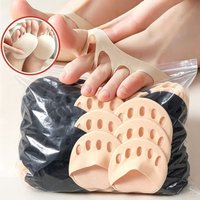 2/20Pcs Five Toes Forefoot Pads Women High Heels Half Insoles Calluses Corns Foot Pain Care Absorbs Shock Socks Toe Pad Inserts