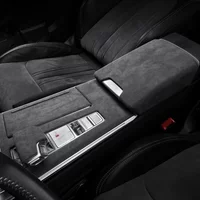 For Audi A6 C8, A7 RS7 2019 2020 2021 2022 2023 2024 2025 Italian Suede Overlay on Dashboard, Armrest, Gear Control, Doors Panel