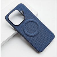 Magnetic Nylon Woven Leather Case For xiaomi 15T Pro Magsafe Wireless Charge Matte Hard Back Cover