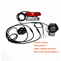 Ebike Bafang DIY or Mid Motor G510 G330 BBS 01 02 HD Waterproof Cable FrontLight RearLight BrakeLight Turn Signal