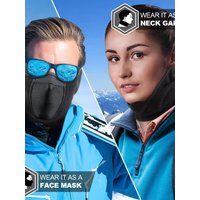 AliExpress WRELS Winter Cycling Mask Warm Polar Fleece Ear Protection Ski Mask Men Women Breathable Mesh Outdoor Running Thermal Neck Cover Mask