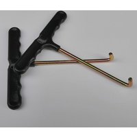 Hot 1Pc Trampoline Spring Pull Tool Trampoline T Hook Tool Tent Peg Puller Extractor.