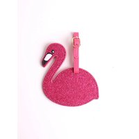1pc Creative Flamingo Design Baggage Tag for Travel Modern Style High Quality Luggage Accessories Boarding Case Label