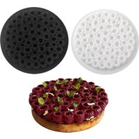 Raspberry Tart Mousse Cake Silicone Mold Raspberry Flower Decoration Mold Fruit Tart Chocolate Dessert Baking Mold