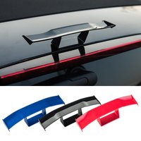 Universal Rear Wing Car Roof Lip Spoiler ABS Decoration Auto Exterior Accessories Rear Trunk Spoilers Top Center 3D Mini Wings