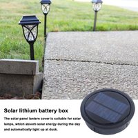 Solar Lights Replacement Top Solar Panel Lantern Waterproof LED Bulbs Solar Panel With Switchs For Outdoor Hanging Lanterns