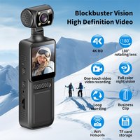 NEUE 4K Mit Wifi Hotspot Mini Kamera Tragbare Digitale Video Recorder Körper Kamera Nachtsicht DVR Miniatur Camcorder 2025