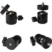 Camera Ball Head 360 Degrees Swivel Tripod Ballhead 1/4 Phone Stand Monopod Mount Adapter For DSLR Cameras Tripods Mount Adapter