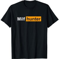 New Arrival Mens Clothes Tee Shirt Homme Graphic T-Shirts Men Tshirt MILF Hunter Funny Adult Humor Joke for Men Who Love Milfs