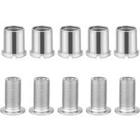 AliExpress NONE 5 Pair Steel Crank Bike Tool Brake Crankset Bolt Bicycle Track Bike Chainring Bolts For Chainwheel