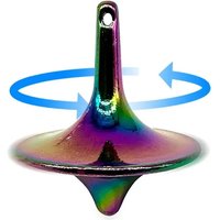 Hot Movie Totem Metal Gyro Silver Hand Spinning Top Fingertip Cyclone Gyroscope Antistress Fidget Toys for Kids Gifts