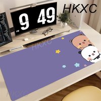 Anime Computer Table Mat Cartoon Bubu Dudu Kawaii Deskmat Gamer Mouse Pad Pc Accessories Mousepad Large Mats Office Mause Pads