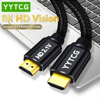 HDMI 2.1 Cable HDMI Cord 8K 60Hz 4K 120Hz 48Gbps EARC ARC HDCP Ultra High Speed HDR for HD TV Laptop Projector Monitor PS4 PS5
