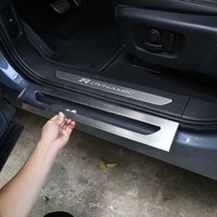 For land rover Range Rover Evoque 19-23 Stainless Steel Silver Car Inside Door Sill Panel Scuff Plate Trim Cover Car Accessories