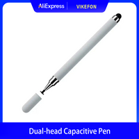Dual-head Capacitive Pen Disc Silicone Head Dual-purpose Stylus PaintingOffice Retouching Mobile Phone Tablet Pen Capacitive Pen