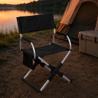 Camping Folding Chair Thick Oxford Textile Portable Camping Chair Outdoor Seating Aluminum Alloy Frame Foldable