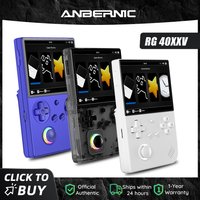 Anbernic RG 40XXV 64-Bit Linux Retro Handheld-Spielkonsole 4,0'' IPS-Bildschirm Unterstützt 5G WLAN Bluetooth HD-Unterstützte Ausgabe RG40XXV
