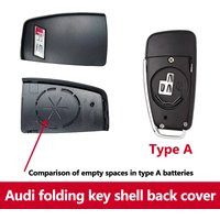 3 Buttons Auto Car Key Shell Casing Folding Flip Car Key Shell For Audi S Line A1 A3 A6 Q2 Q3 Q7 TT TTS TTRS R8 S3 S6 RS3