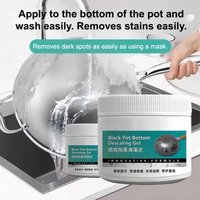 Cookware descaling cleaner Pot Bottom Black Remover Black Pan Stainless Steel Cleaner Gel Kitchen Stain Remover Descaler Heavy