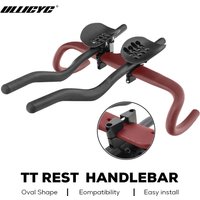 AliExpress ULLICYC Road Bike Triathlon Time Trial,3K Full Carbon Bicycle Rest TT Handlebar 35°/55° For Aero Handlebar Extension With Clip