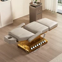2026 Modern Eyelash Treatment Salon Electric Massage Beauty Bed With Motors.