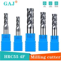 HRC50 1 2 3 4 5 6 8 10 Hartmetall-schaftfräser Fräsen schneiden Werkzeuge Legierung Wolfram Stahl Fräser Schaftfräser CNC maschine schaftfräser