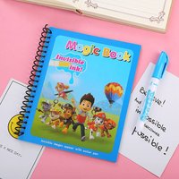 Paw Patrol Genuine Dog Water Painting Drawing Kids Toys Graffiti Cartoon Watercolour Magic Book for Boys Girls Birthday Gifts