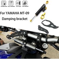 MTKRACING For YAMAHA MT-09 2021-2023 Motorcycle Stabilizer Steering Damper Mounting Bracket Support Kit