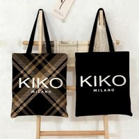 Cosmetics Brand K-Kiko Storage Bags Storage Bags Canvas Tote Bag Large Capacity Shoulder Fashion Eco Shopping Handbag