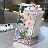 Flower Clear Case For Samsung A57 A55 5G A54 A53 A56 A37 A36 A35 A34 A33 A32 A26 A17 A07 A06 S26 S25 S24 Ultra S23 S22 PlusCover