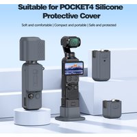 Silicone Case for DJI Osmo Pocket 4, Macaron Color Lens & Body Anti-Scratch Protector