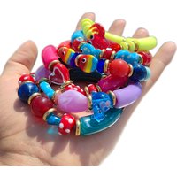 Boho Colorful Acrylic Bamboo Marine Animals Beads Bracelets Bangles for Women Geometric Charm Bracelet 2026 New Fashion Jewelry
