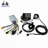 AliExpress NONE 25A sine wave Controller 24V/36V/48V 350W Brushless Motor with S866 LCD Display PAS 12 magnets Throttle kit for E-bicycle repair