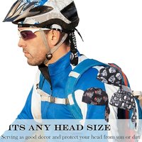 AliExpress WRELS Summer Skull Bandana Breathable Sun Protection Quick Dry Hiking Headscarf Men Women Cooling Cycling Helmet Liner Headband