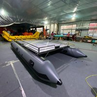 3m High Speed PVC Floor Catamaran Inflatable Boat with Motor for Surfing and Fishing Outdoor Activitiespromote Sales