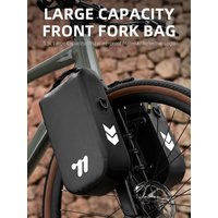 AliExpress West Biking WEST BIKING Bicycle Front Fork Bag 5.5L Full Waterproof Quick Release Bike Bag Cycling Storage Bag MTB Road Bike Accessories