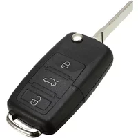 Folding Car Remote Key Flip Folding Key Shell Case With Blade For Volkswagen Vw Jetta Golf Passat Beetle Skoda Seat Polo B5