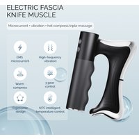 Electric Fascia Knife Vibration Body Massager 10500RPM high vibration massage Massager Warm Body Lifting Blade Comb Massage Tool