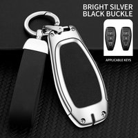 For Ford ST Line Focus 3 Mondeo MK4 Ecosport Puma Edge Escape Grand C Max Fiesta Car Accessoris Zinc Alloy Car Key Case Cover