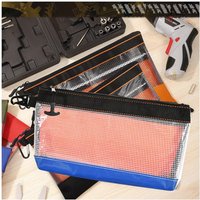 1/2/3pcs Waterproof Storage Bag Transparent PVC Tool Bag Anti-static Portable Parts Bag Multifunctional Practical Work Bag