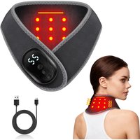 Neck Massager Device Vibration Deep Massage Muscle Relax Cervical Support Brace Rechargeable Cordless Portable for Home Office